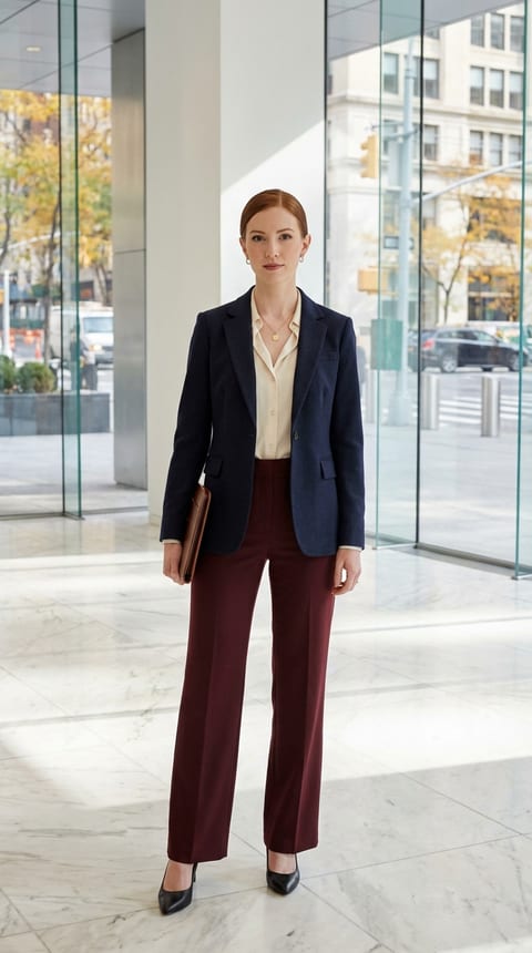 Power Feminine Elegance for Senior Interview