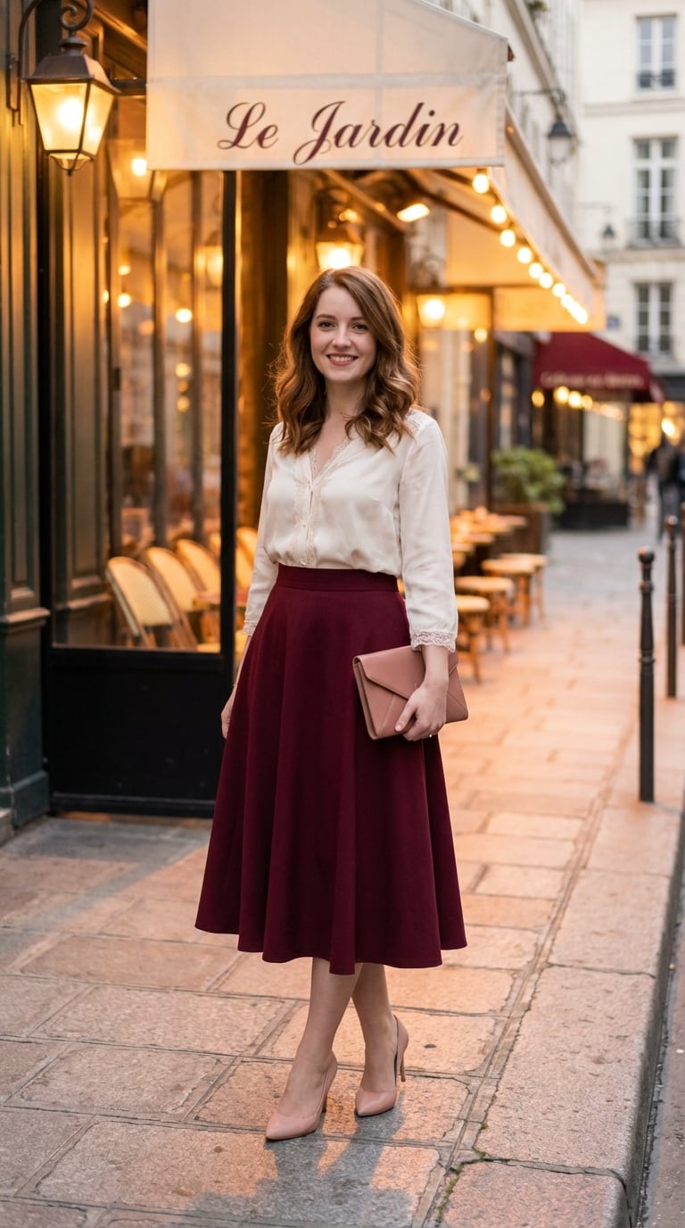 AI virtual try-on preview for Date Night Outfits - Find date night outfit ideas first, then preview romantic dresses or sharp evening wear on your own photo before you decide.