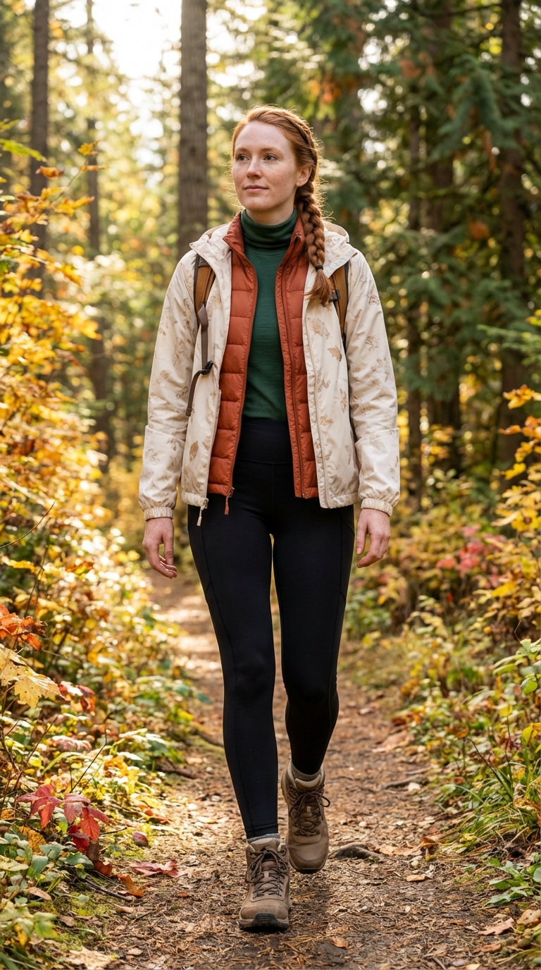Autumn Layers for a Forest Trail