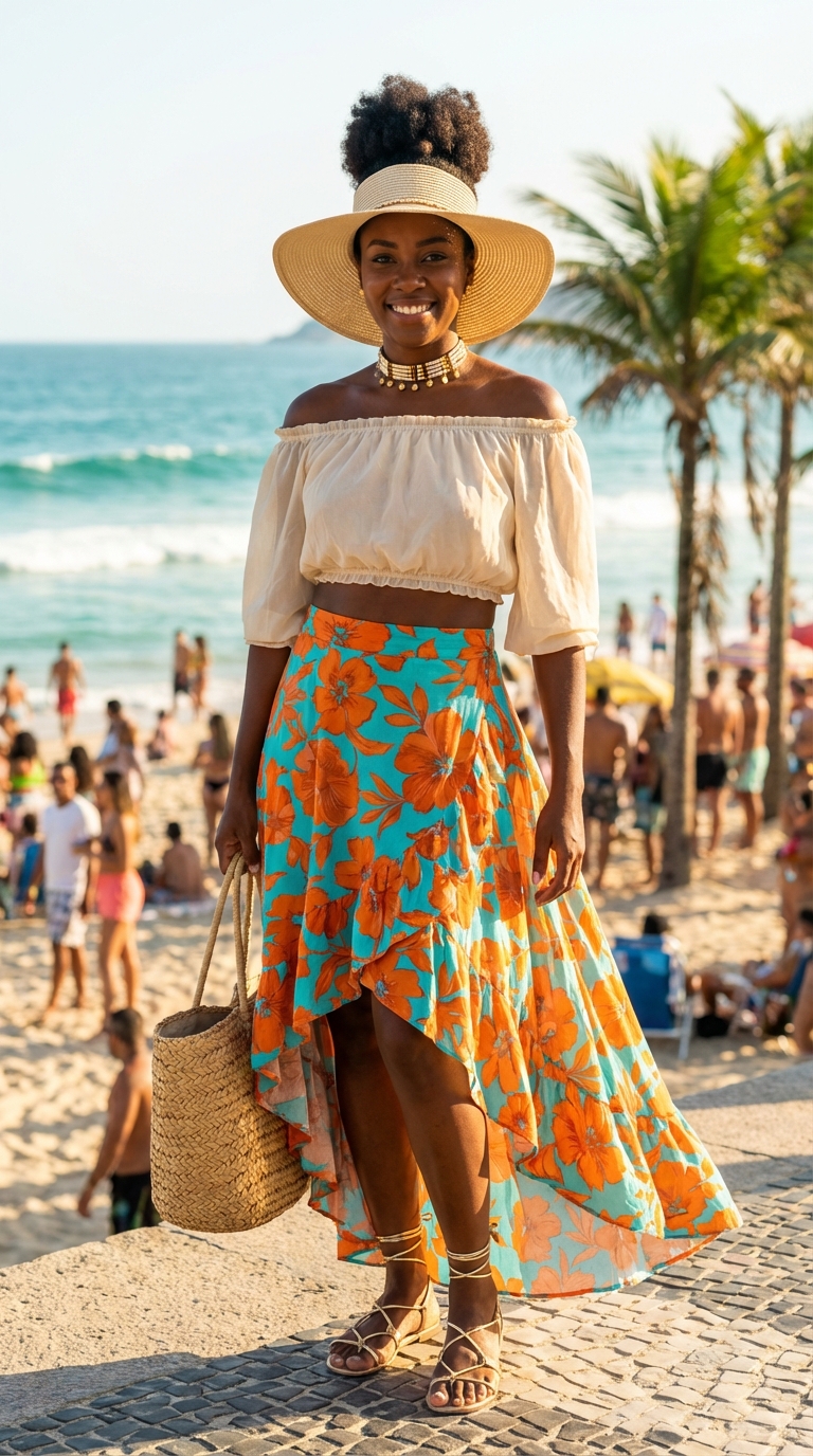 Bright Layers for a Beach Party